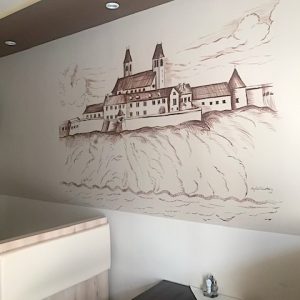 Agárdi Olivér Attila_Fürstenfeld, Piazza_Falfestmény_2012_03