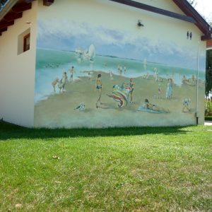 Agárdi Olivér Attila_Lidó strand vizes blokk, Gyenesdiás_Falfestmény_2012-2020_07